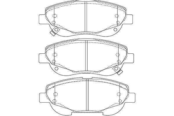 KAVO PARTS Jarrupala, levyjarru BP-9146